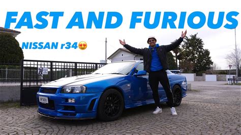 HO PROVATO L AUTO DI Paul Walker NISSAN SKYLINE R34 Angelonero88 YouTube