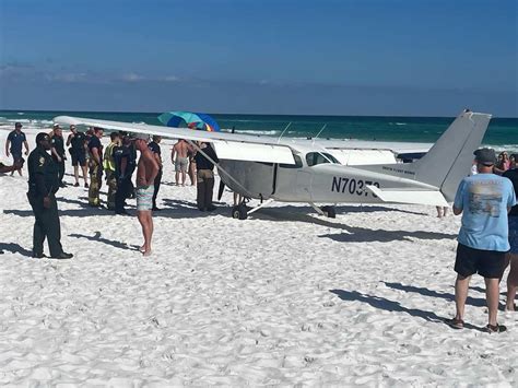 Small Plane Makes Emergency Landing On Florida Beach Areyoupop