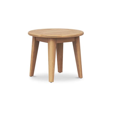 Solid Round Teak Side Table Teak For All Your Little Things