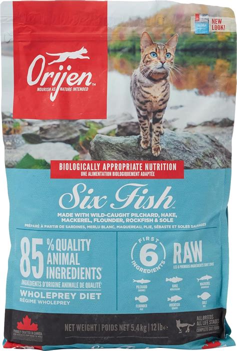 Orijen Six Fish Kedi Mamas Kg Amazon Tr Evcil Hayvan R Nleri