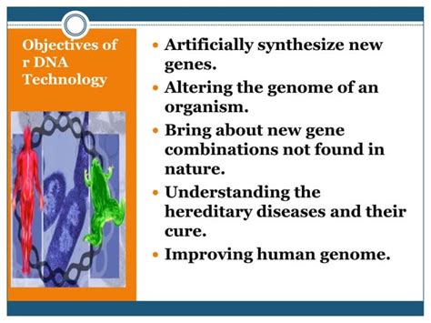 Genetic Engineering And Recombinant Dna Technology Ppt