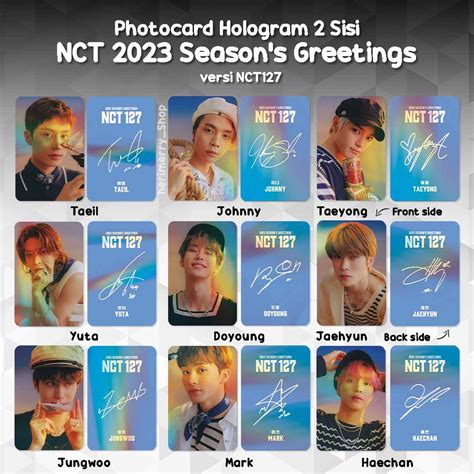 Jual Photocard Hologram Nct Season S Greetings Sisi Unofficial