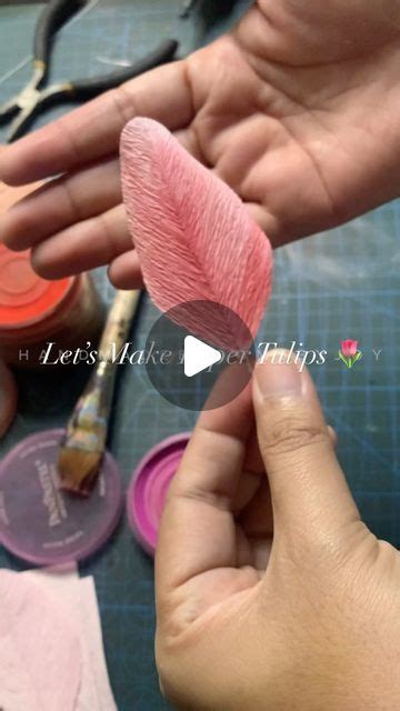 Joy Paper Artist DIY On Instagram Lets Make Pink Paper Tulips