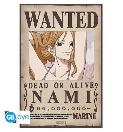 One Piece Poster Wanted Nami