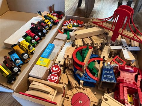 Thomas the Tank Engine Wooden Train Set. 250+ pieces of Railway,Tracks&Vehicles | #4582169331