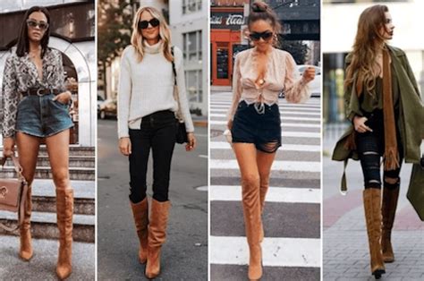 Styling Ideas For Matching Womens Knee High Boots With Outfits