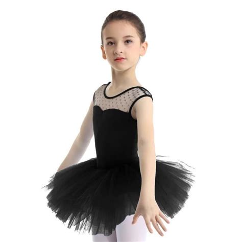 Yeahdor Enfant Fille Justaucorps De Danse Ballet Classique Tutu Danse