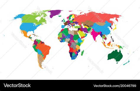 World Map Blank Colored Anetta Mathilda