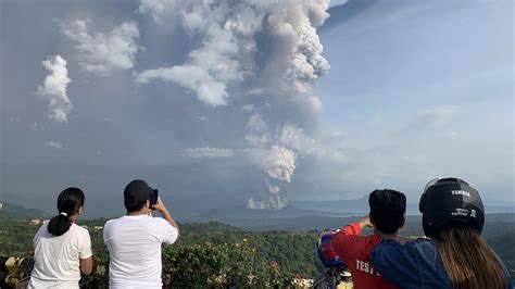 Taal Volcano Erupts In Philippines Causing Thousands To Flee Npr