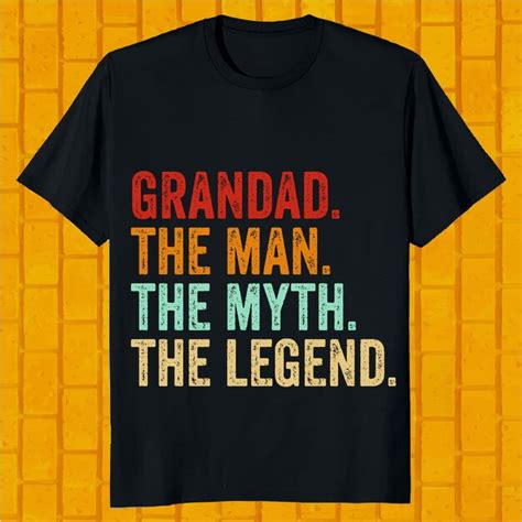 Premium Vector The Man The Myth The Legend T Shirt Design For Men