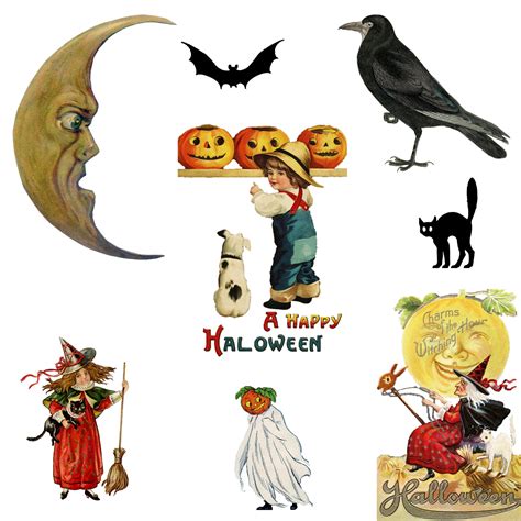 Vintage Halloween Clip Art