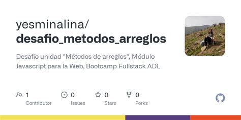 GitHub yesminalina desafio metodos arreglos Desafío unidad Métodos