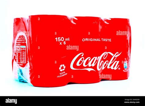 Coca Cola Original Taste Pack Of Cans Stock Photo Alamy