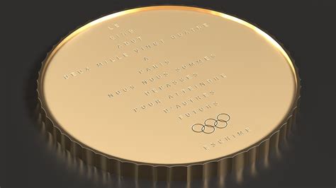 Olympic Gold Medal 3d Model 29 3ds Blend C4d Fbx Max Ma Lxo