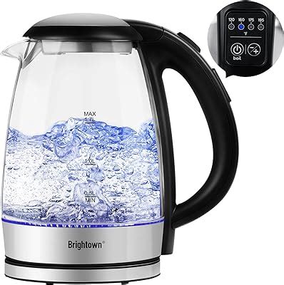 Amazon Chefman Electric Kettle For Boiling Water 1 8L 1500W