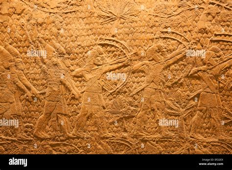 Ancient Sumerian Stone Carving Cuneiform Hi Res Stock Photography And