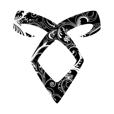 Shadowhunters Rune Angelic Power Rune Floral Decorations Solid