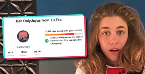 Onlyjayus Petition To Ban Tiktok Star Has Been Signed Over 110000 Times