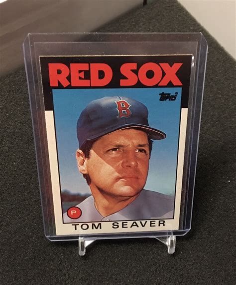 Tom Seaver Topps Traded Card T Boston Red Sox Ebay