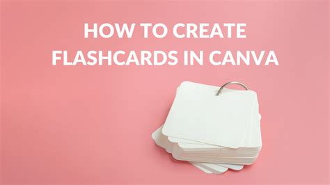 How To Create Flashcards In Canva Canva Templates