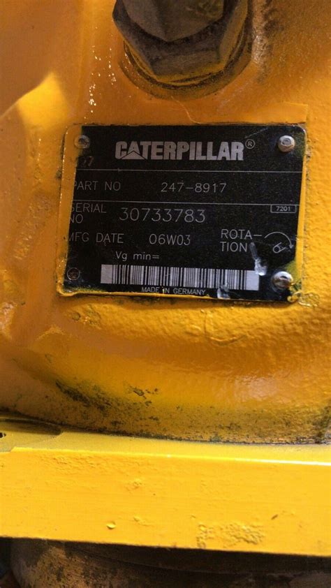 247 8917 PUMP GP PS B 2478917 OEM CAT 345B 2590814 Free Shipping Used