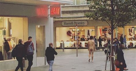 Police Arrest Naked Man Walking Through Exeter High Street Cornwall Live