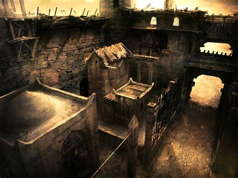 G Fortress Prince Of Persia The Two Thrones Art Ubisoft Environment