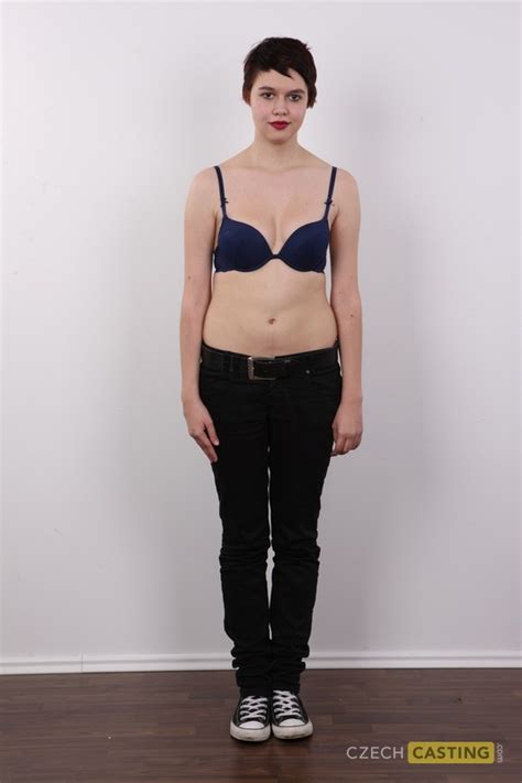 Chubby Girl With Short Hair And Red Lips Gets Naked For The First Time CoedCherry