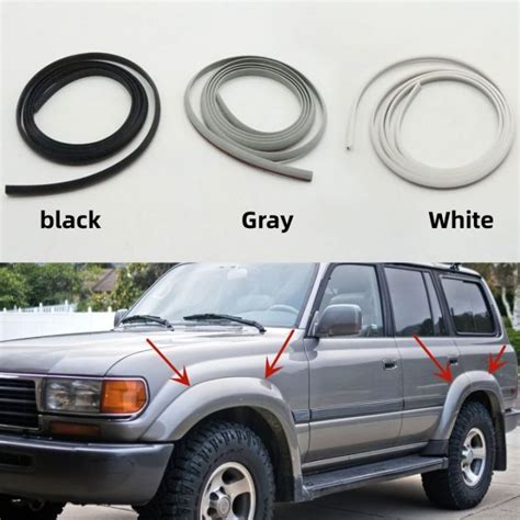 1 5M Car Fender Wheel Arches Surround Beading Rubber Sealing Strip For