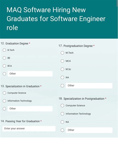 MAQ Mass Hiring 2024 Hiring Software Engineer BE B Tech M Tech BCA