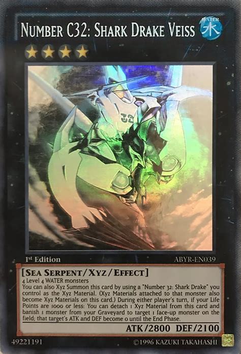 Number C32 Shark Drake Veiss Abyss Rising Yu Gi Oh CardTrader