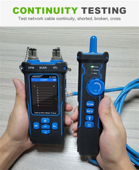 Jual Noyafa Nf Network Cable Tester Lan Optical Power Meter Tester