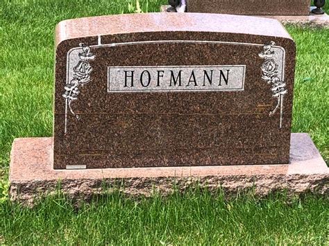 Anton Hofmann Jr 1895 1966 Homenaje De Find A Grave