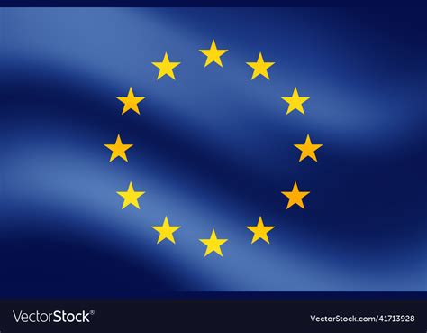 European Union Flag Eu Flag Royalty Free Vector Image