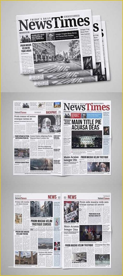 Indesign Newspaper Template Free Of 30 Professional Indesign Newspaper ...