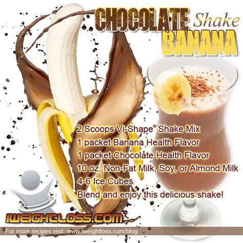 Chocolate Banana Protein Shake Recipe From USA Flag Co Shake Recipes