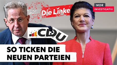 Wagenknecht Und Maa En Mischen Ihre Neuen Parteien Linke Cdu Und Afd