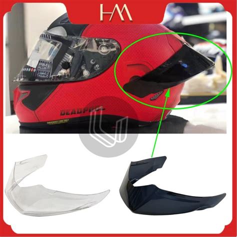 Helmet Spoiler Premium Anti Wind Replacement Motorcycle Helmet Tail