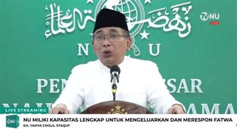 Ketum Pbnu Soal Izin Tambang Untuk Ormas Ditawarin Masa Nggak Mau