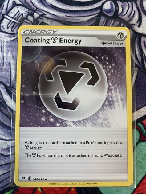 Coating Energy 163185 Pokemon Card Vivid Voltage Nmm Free Penny