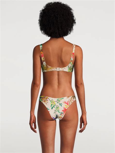 ZIMMERMANN Tropicana Balconette Bikini Top In Floral Print Holt Renfrew