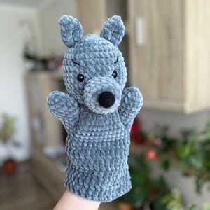 Crochet Wolf Hand Puppet Pattern PDF Amigurumi Hand Puppets Easy ...