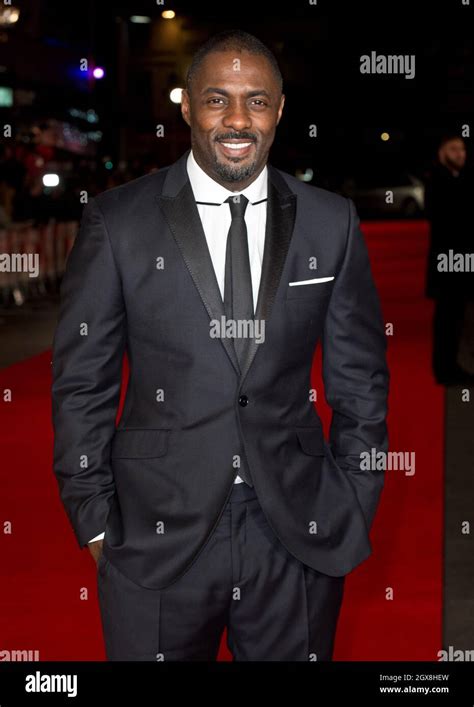 Idris Elba Who Portrays Nelson Mandela Attends The Royal Film