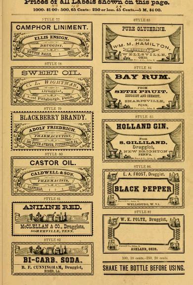 propnomicon vintage pharmacy labels