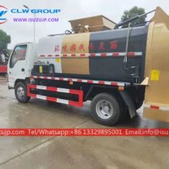 Isuzu Nkr Cbm Side Loader Trash Truck Isuzu Truck Manufacturer