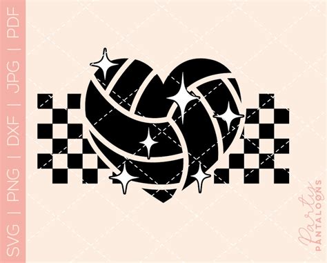 Volleyball Heart Svg Volleyball Svg Volleyball Png Volleyball Mom