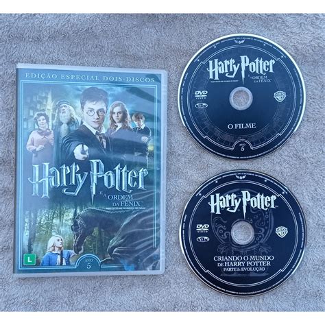 DVD duplo Harry Potter e a Ordem da Fênix brinde Shopee Brasil