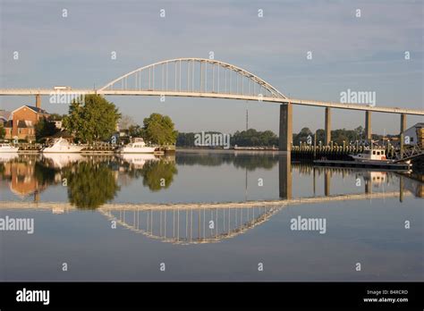 Chesapeake City Bridge Stock Photo - Alamy