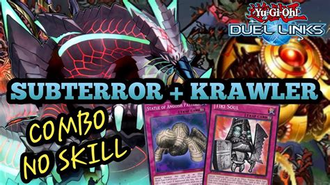 Subterror Deck With Krawler Tanpa Skill Yu Gi Oh Duel Links Ranked