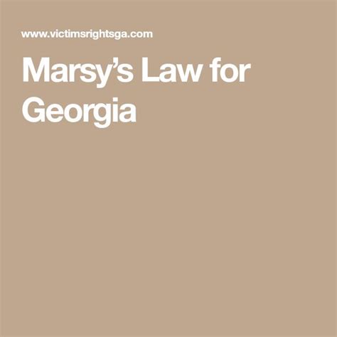 Marsys Law For Georgia